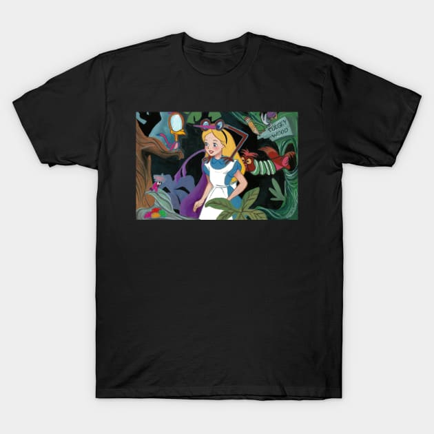 Lost in the woods T-Shirt by aasilee